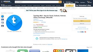 
                            13. Amazon.com: TypeApp - Free Email App for Gmail, Outlook, ...