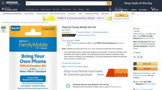 
                            12. Amazon.com: Walmart Family Mobile Sim Kit: Cell Phones ...