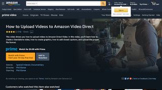 
                            6. Amazon.com: Watch How to Upload Videos to Amazon ...