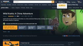 
                            10. Amazon.com: Watch Wild Kratts: China Adventure | Prime Video