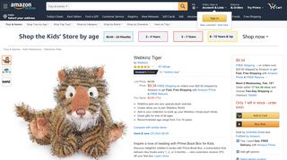 
                            8. Amazon.com: Webkinz Tiger: Toys & Games