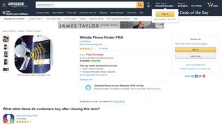 
                            8. Amazon.com: Whistle Phone Finder PRO: Appstore for Android