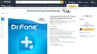 
                            9. Amazon.com: Wondershare Dr.Fone for iOS - Backup & ...