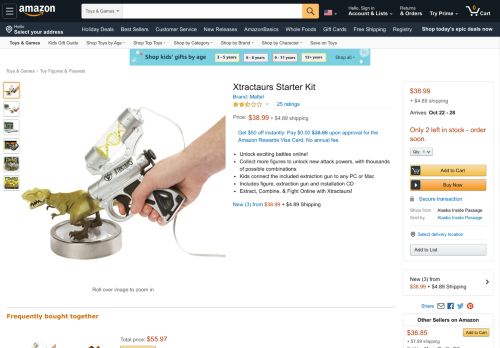 
                            2. Amazon.com: Xtractaurs Starter Kit: Toys & Games