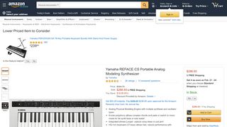 
                            10. Amazon.com: Yamaha REFACE CS Portable Analog Modeling ...