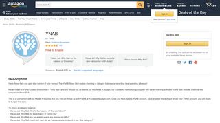 
                            11. Amazon.com: YNAB: Alexa Skills