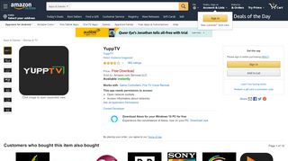 
                            7. Amazon.com: YuppTV: Appstore for Android