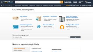 
                            12. Amazon.com.br Ajuda: Sair da sua conta