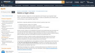 
                            4. Amazon.com.br Ajuda: Sobre login único