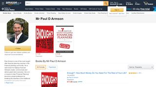 
                            13. Amazon.co.uk: Mr Paul D Armson: Books, Biography, Blogs ...