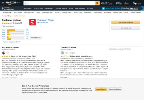 
                            10. Amazon.co.uk:Customer reviews: Eurosport Player