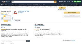 
                            5. Amazon.co.uk:Customer reviews: LOVEFiLM By Post