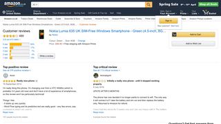 
                            9. Amazon.co.uk:Customer reviews: Nokia Lumia 635 UK SIM-Free ...