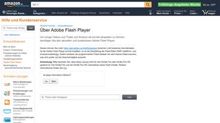 
                            4. Amazon.de Hilfe: Adobe Flash Player