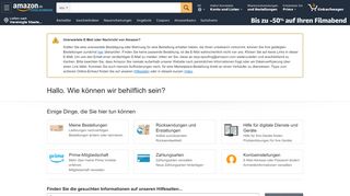 
                            2. Amazon.de Hilfe: Adressen hinterlegen und verwalten