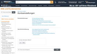 
                            1. Amazon.de Hilfe: Die Option 