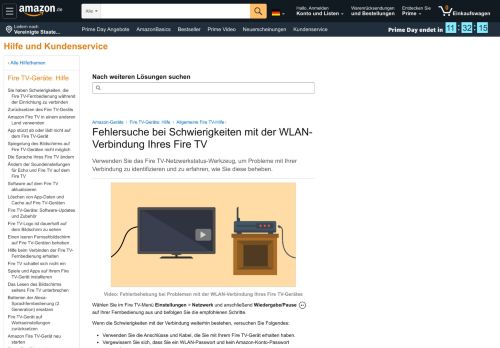 
                            4. Amazon.de Hilfe: Es kann keine Verbindung zum WLAN hergestellt ...