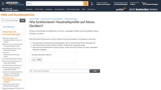 
                            4. Amazon.de Hilfe: Haushaltsprofile auf Alexa-Geräten