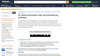 
                            3. Amazon.de Hilfe: Ihr Gerät autorisieren