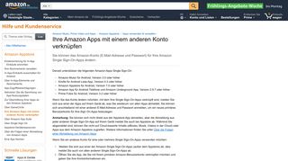 
                            11. Amazon.de Hilfe: Ihre Amazon Apps mit einem anderen Konto ...