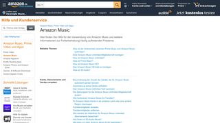 
                            2. Amazon.de Hilfe: Ihre Amazon Music Unlimited-Mitgliedschaft verwalten