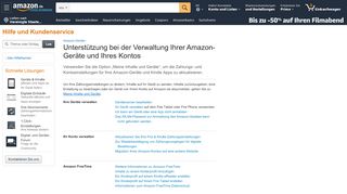 
                            6. Amazon.de Hilfe: Ihre Fire- und Kindle-Inhalte und Ihr Konto verwalten