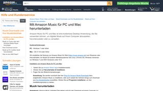 
                            5. Amazon.de Hilfe: Installation von Amazon Music für PC und Mac