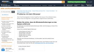 
                            2. Amazon.de Hilfe: Probleme mit dem Browser