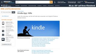 
                            3. Amazon.de Hilfe: Problemlösungen für Kindle für PC