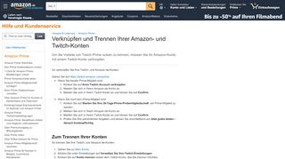 
                            4. Amazon.de Hilfe: Verknüpfen und Trennen Ihrer Amazon- und ...