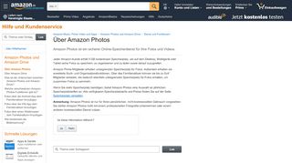 
                            6. Amazon.de Hilfe: Was ist Amazon Photos?