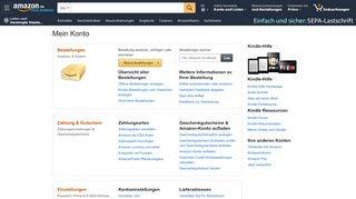 
                            2. Amazon.de - Mein Konto