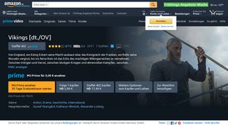 
                            5. Amazon.de: Vikings - Staffel 4 Teil 2 [dt./OV] ansehen | Prime Video