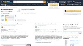 
                            7. Amazon.de:Kundenrezensionen: Alarmanlage Starter Kit
