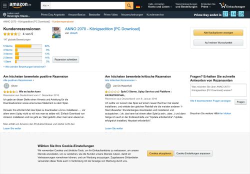 
                            7. Amazon.de:Kundenrezensionen: ANNO 2070 - Königsedition [PC ...