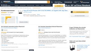 
                            9. Amazon.de:Kundenrezensionen: Asus RT-AC53 Router (WiFi 5 ...