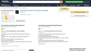 
                            1. Amazon.de:Kundenrezensionen: FOSCAM NVR ONVIF FN3004H ...