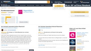 
                            6. Amazon.de:Kundenrezensionen: MagentaSport