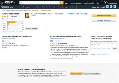 
                            12. Amazon.de:Kundenrezensionen: MAGIX Photostory Deluxe - Version ...