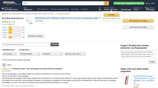 
                            6. Amazon.de:Kundenrezensionen: MEDION LIFE P85032 (MD 87070 ...