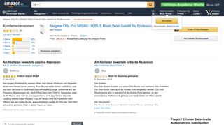 
                            8. Amazon.de:Kundenrezensionen: Netgear Orbi Pro SRS60-100EUS ...