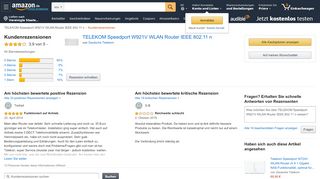 
                            8. Amazon.de:Kundenrezensionen: TELEKOM Speedport W921V WLAN ...