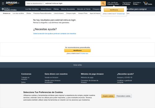 
                            8. Amazon.es: webmail.indra.es login