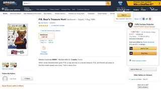 
                            8. Amazon.in: Buy P.B. Bear's Treasure Hunt Book Online at Low Prices ...