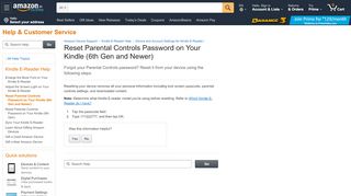 
                            4. Amazon.in Help: Forgot Kindle E-Reader Passcode