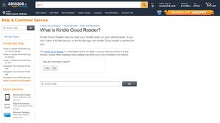 
                            10. Amazon.in Help: Sign in to Kindle Cloud Reader