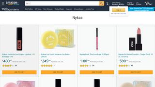 
                            7. Amazon.in: Nykaa: Stores