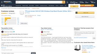 
                            13. Amazon.in:Customer reviews: TP-Link Archer C60 AC1350 Wireless ...