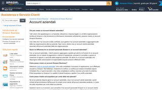 
                            2. Amazon.it Aiuto: Account aziendali