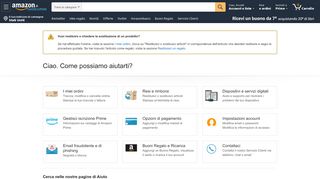 
                            13. Amazon.it Aiuto: Recupera l'accesso al tuo account dopo aver attivato ...